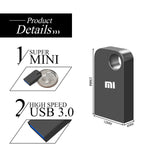 Mini clé USB 3.0 en métal Capacité MAX - Jusqu'à 2TO